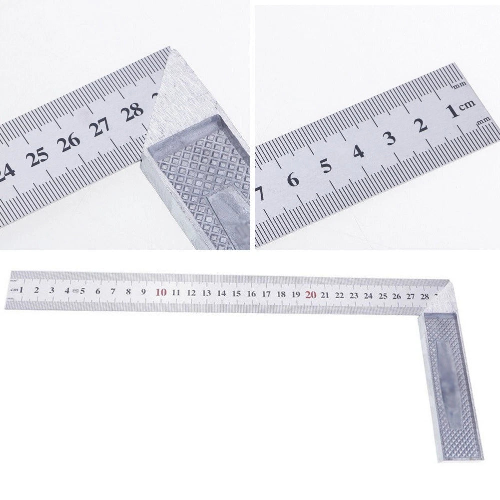 Measuring Tape Set of 2 Heavy Gauge Right Angle Ruler Tools