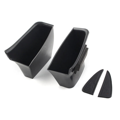 2Pcs Rear Door Handle Armrest Storage Box Tray for Audi Q7 (2016–2018)