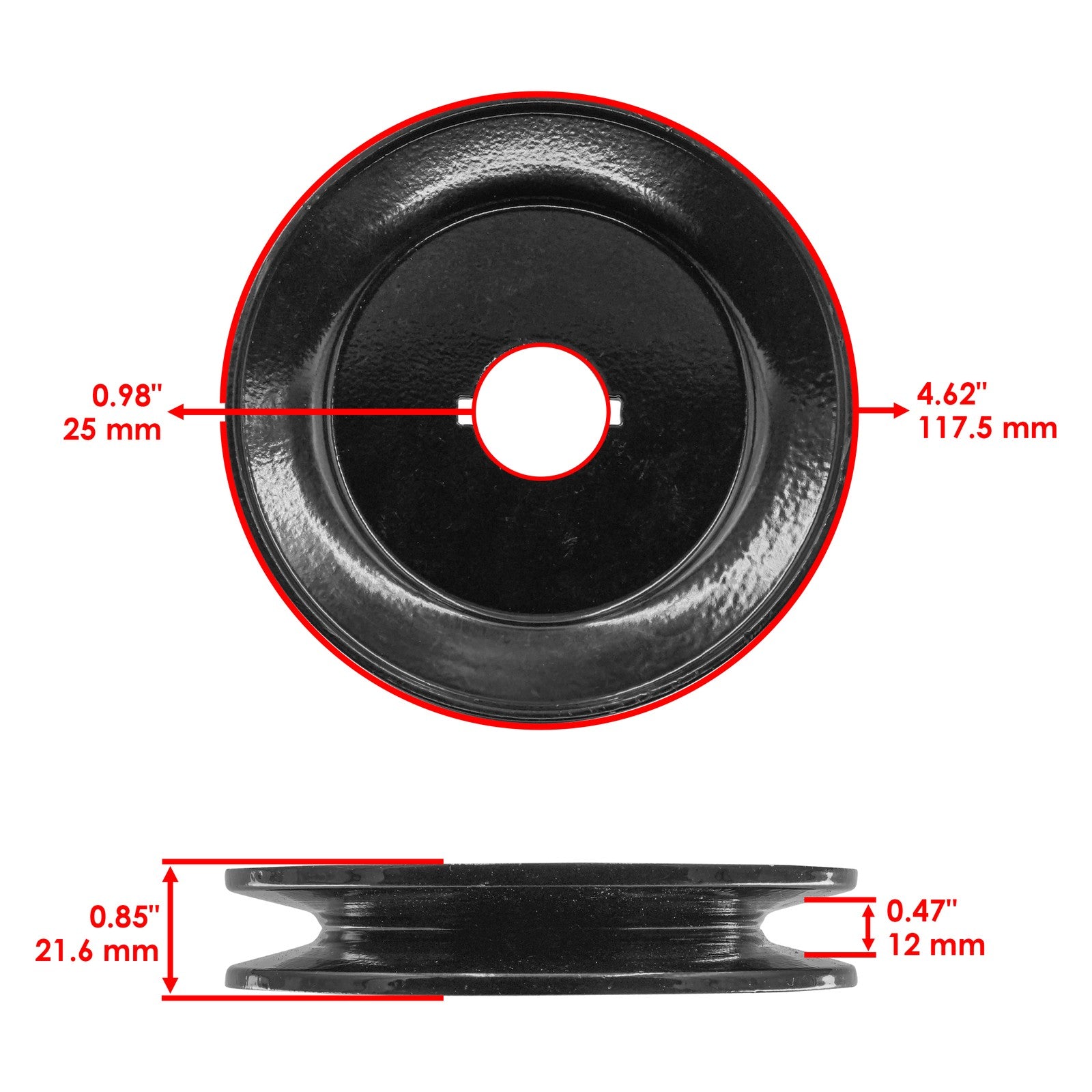Deck Spindle Pulley Replacement for Simplicity Regent 44 Inch (2000–2008)