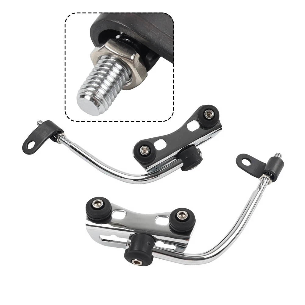 Windshield Mounting Hardware Kit for Universal Motorcycle (Black Metal)