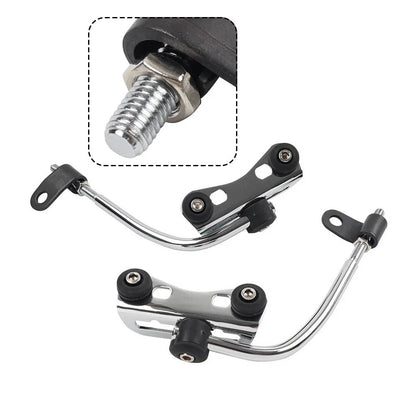 Windshield Mounting Hardware Kit for Universal Motorcycle (Black Metal)