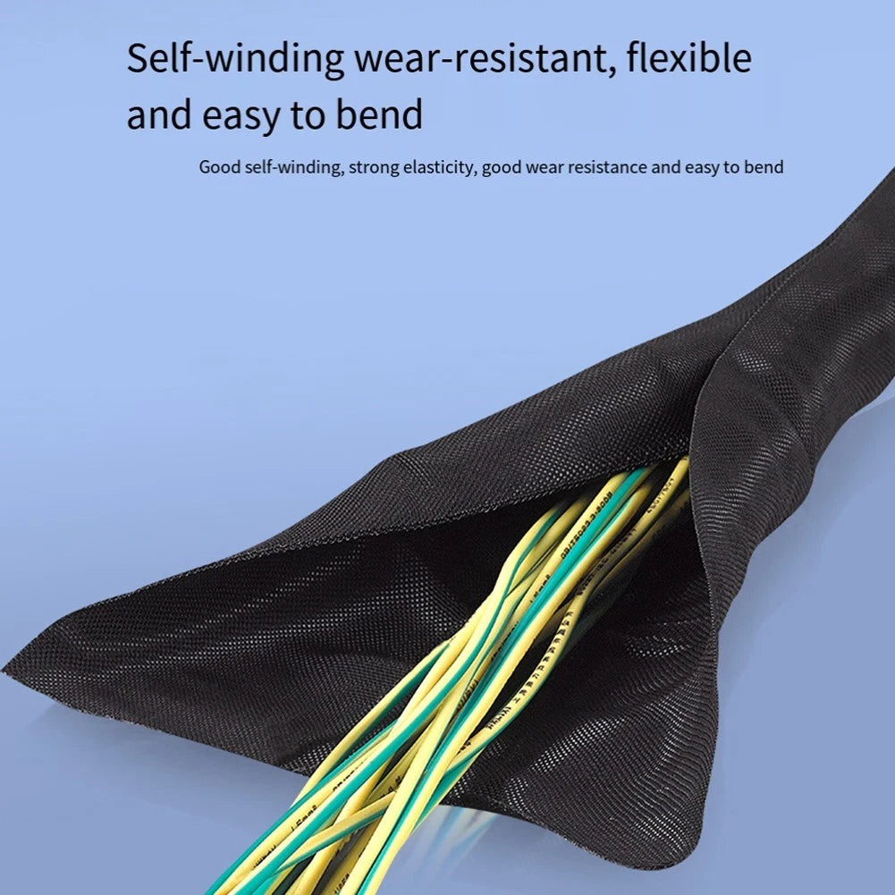 Self Closing PET Cable Sleeve for Convenient Installation and Maintenance
