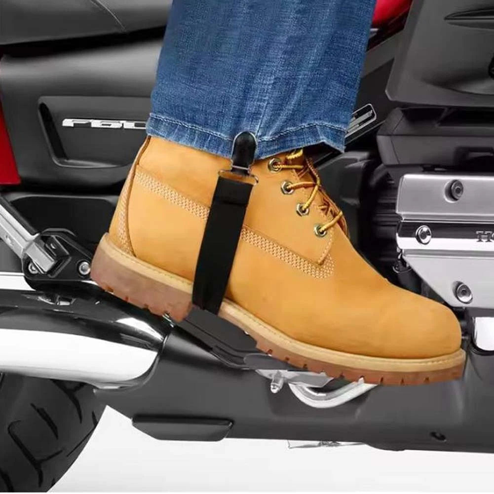 Elastic Boot Clips for Secure Grip Pant Leg Straps (Adjustable)