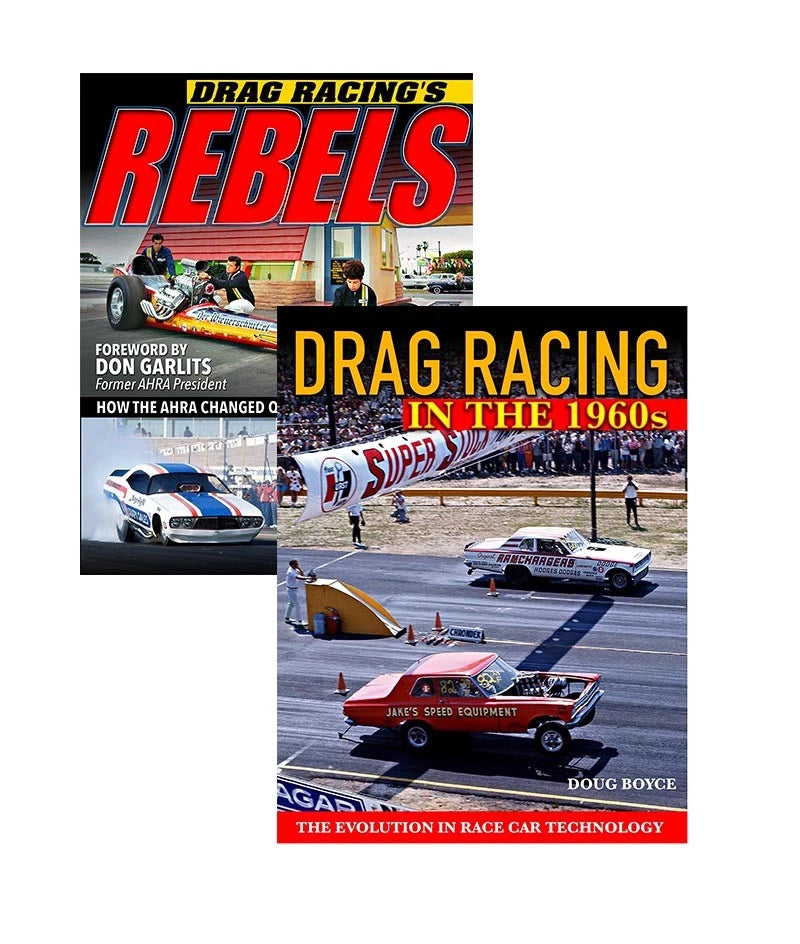 Drag Racing History 2-Book Collection: AHRA Rebels & 1960s Tech Evolution