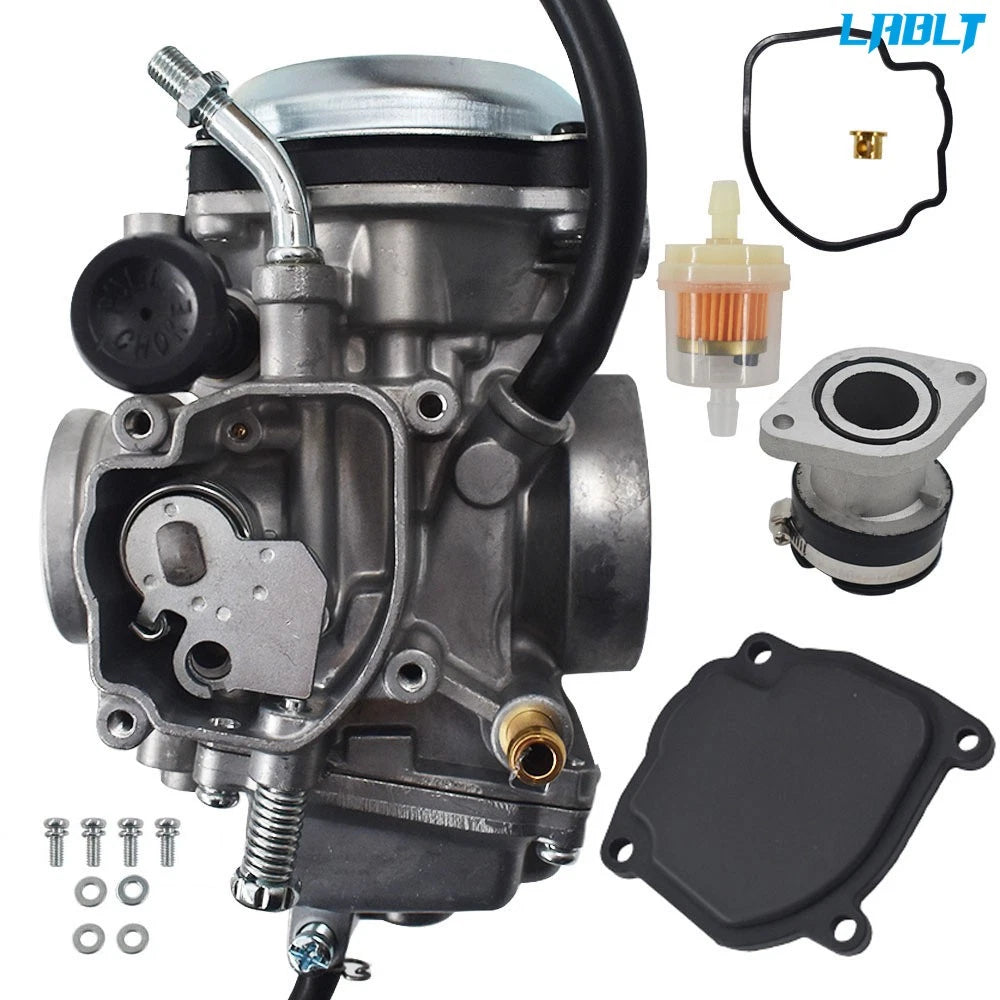 LABLT Carburetor & Manifold for Yamaha Bear Tracker 250 (1999–2004)