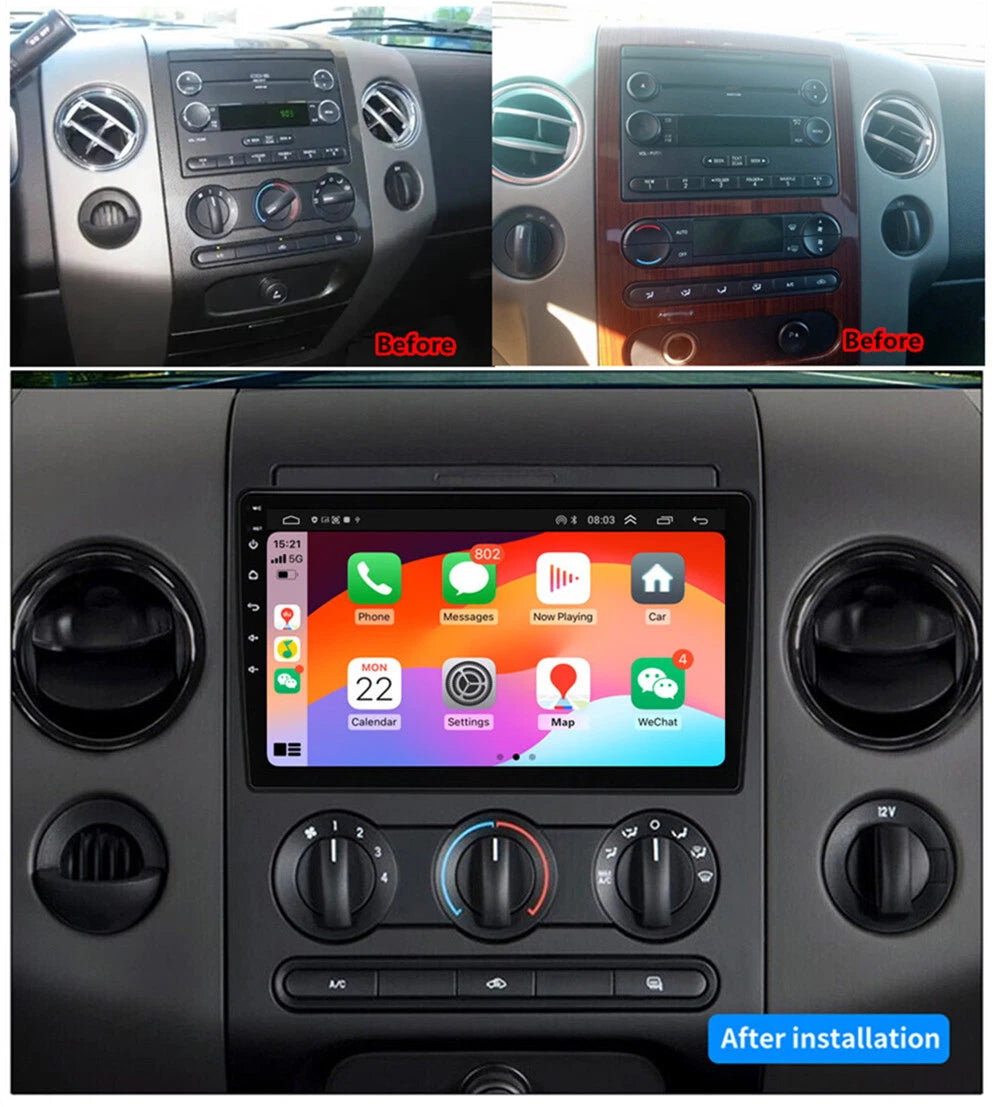 10.1'' Android Car Stereo GPS Navi for Ford F150 (2004–2008)