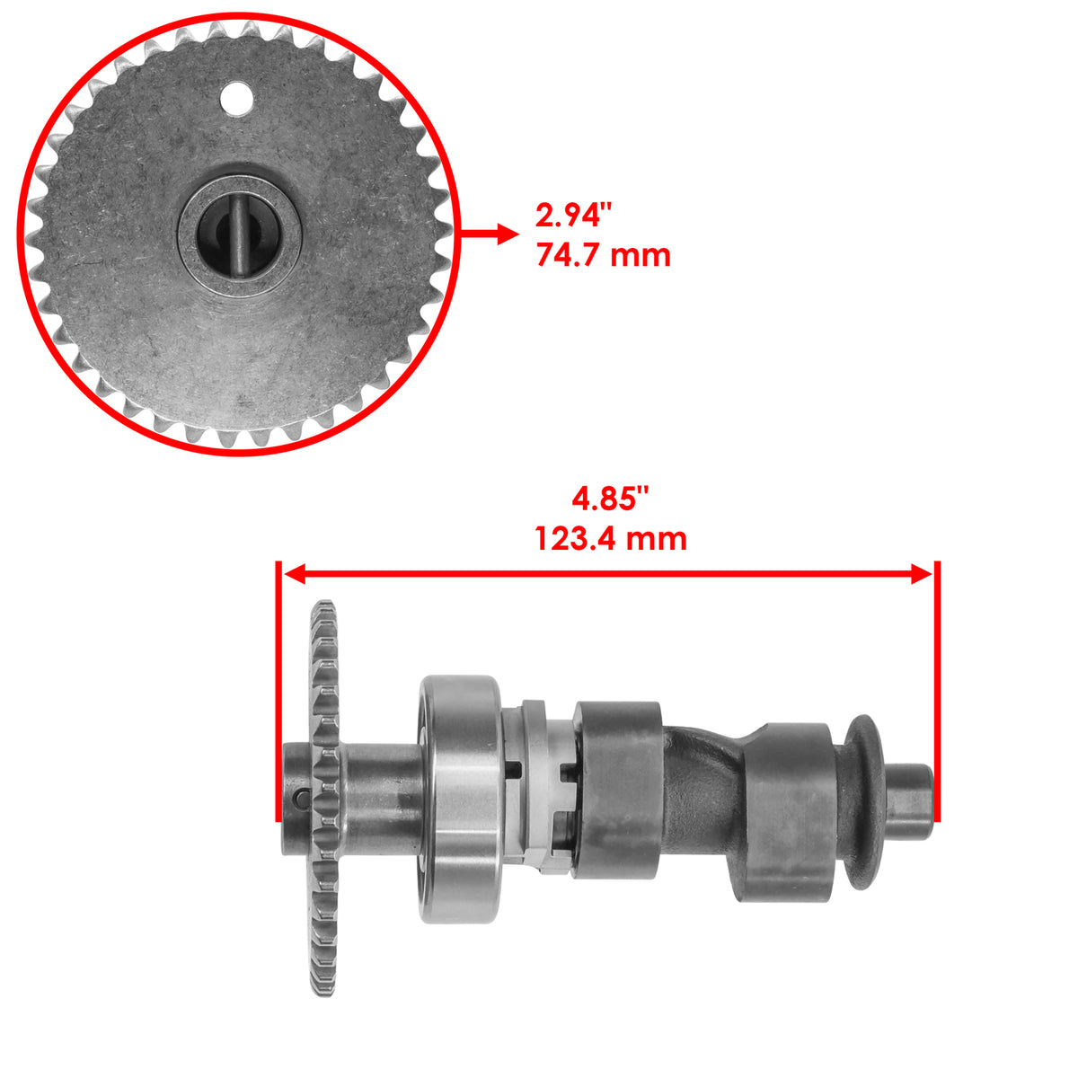 Camshaft Replacement for Honda Foreman 500 TRX500 4x4 (2012–2019)