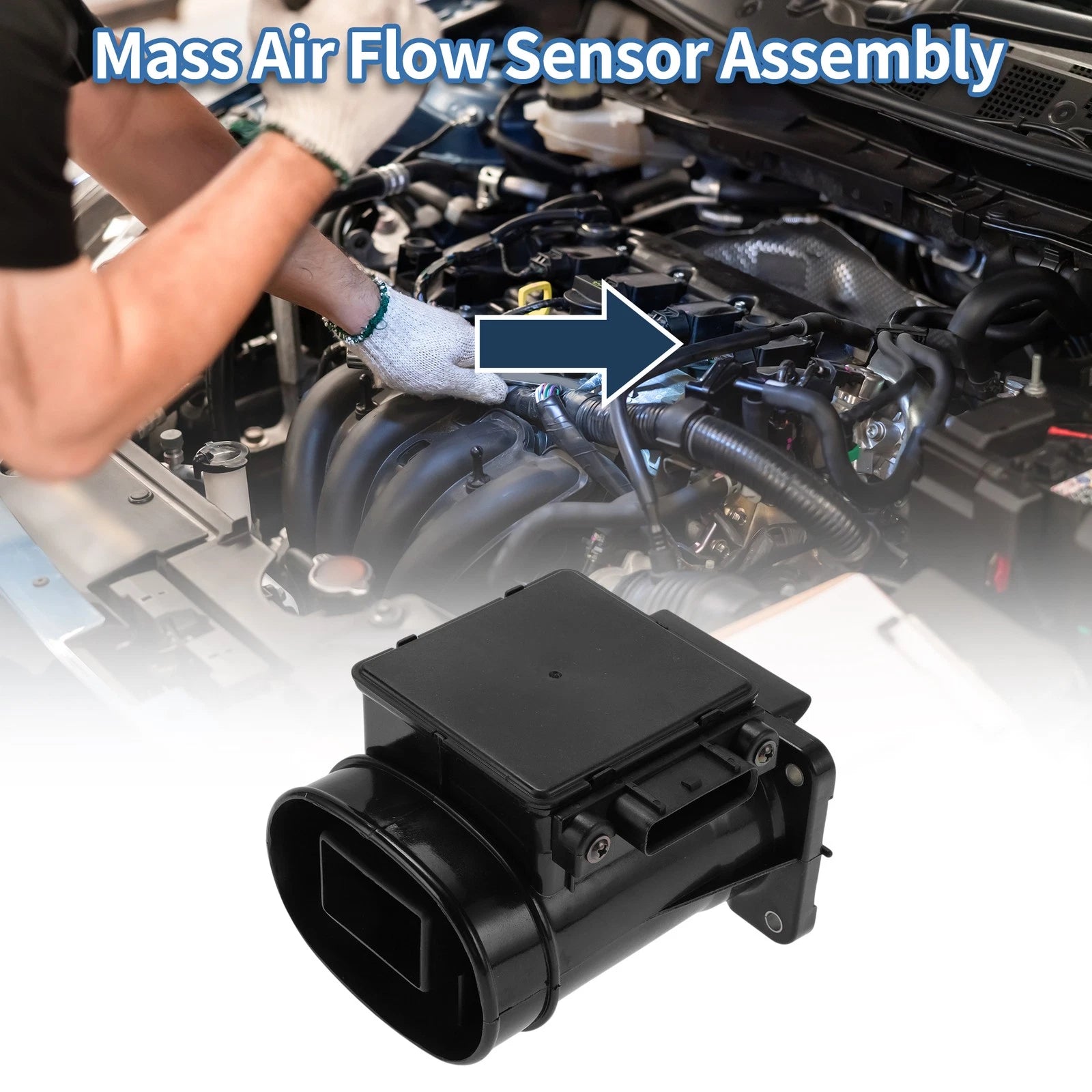 Mass Air Flow Sensor Assembly Replacement for Mitsubishi Pajero (2000–2008)