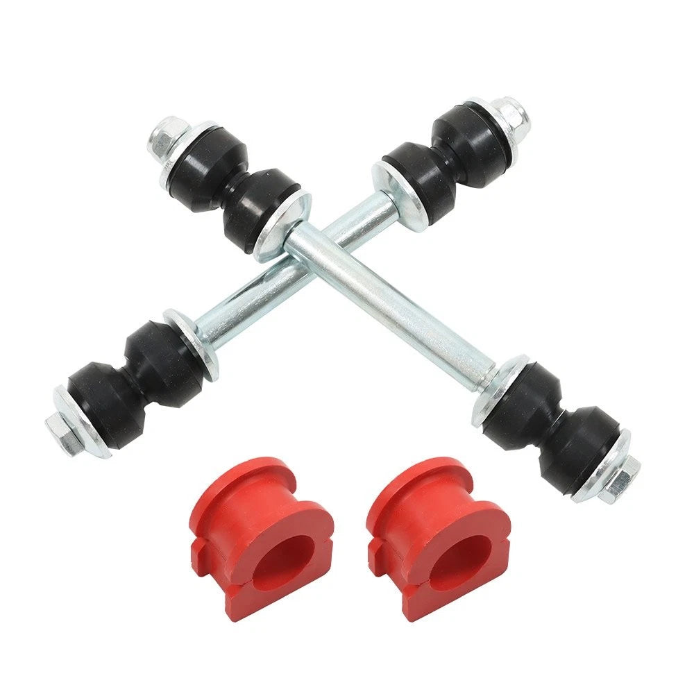Sway Bar End Links Kit & Stabilizer Bar Bushings for Chevy GMC Escalade