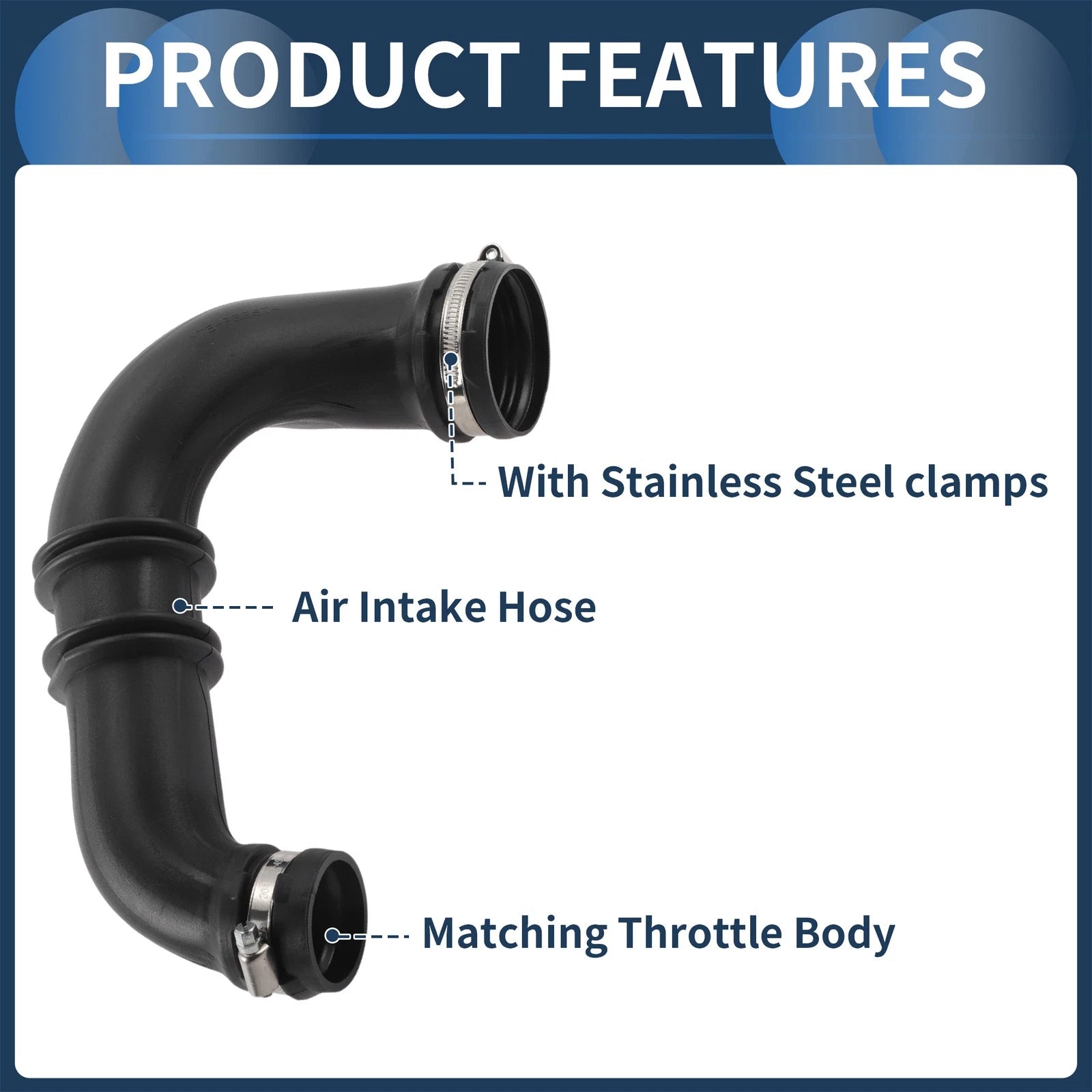 Engine Air Intake Hose for Renault Clio (No. 8200331958)