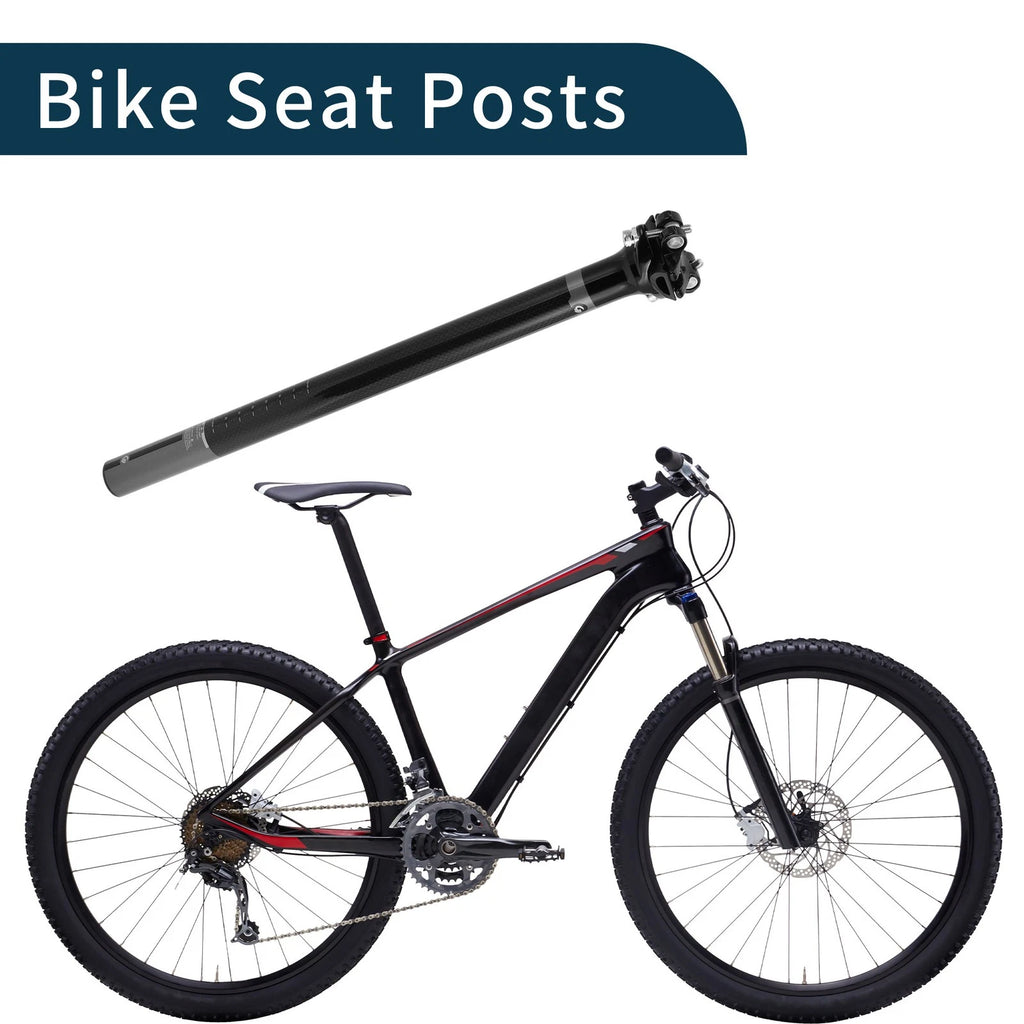 Shock Absorbing Bike Seat Post 27.2x400mm Replacement for Universal (Any Year)