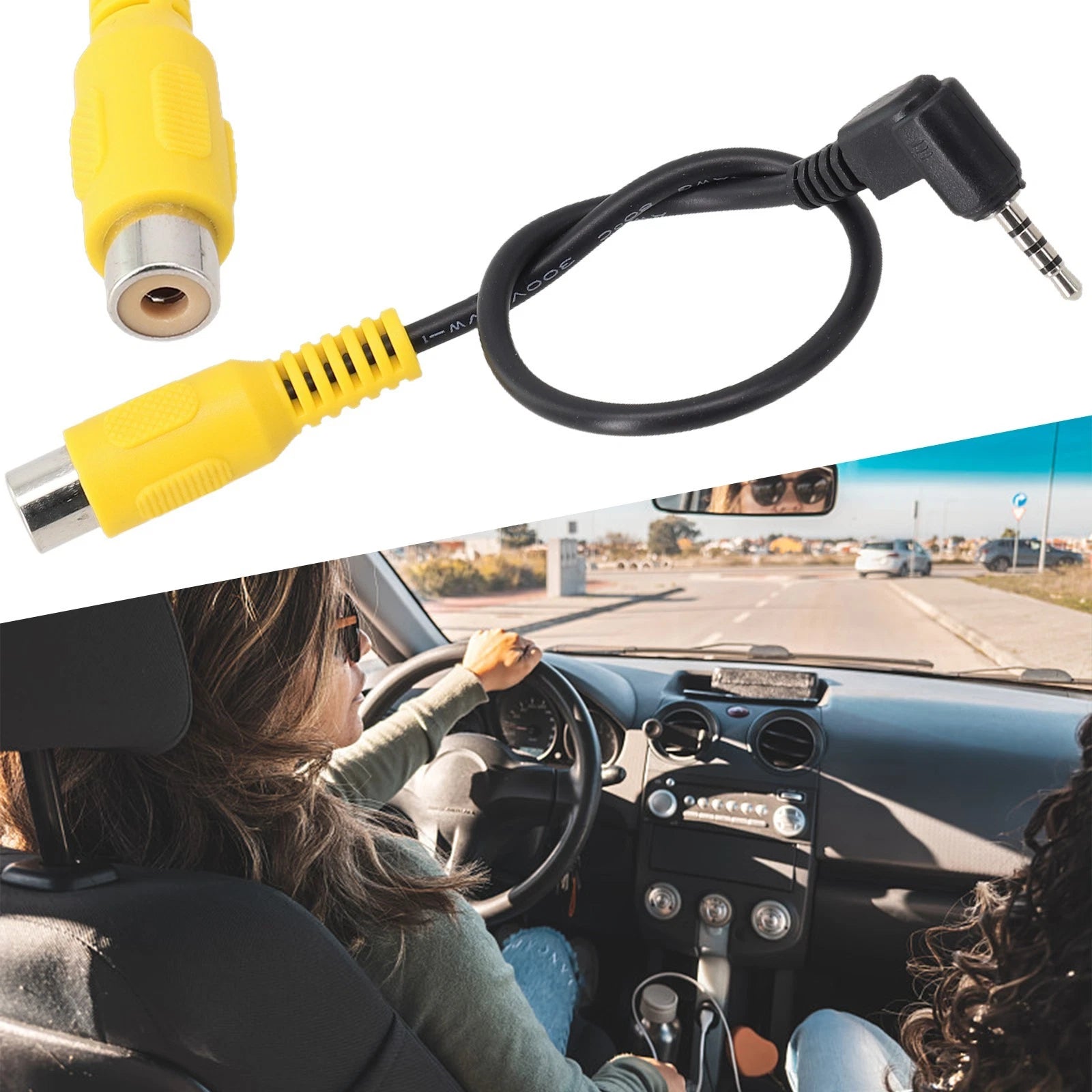 Rear View Reverse Parking Camera Converter Cable for Car Navigation