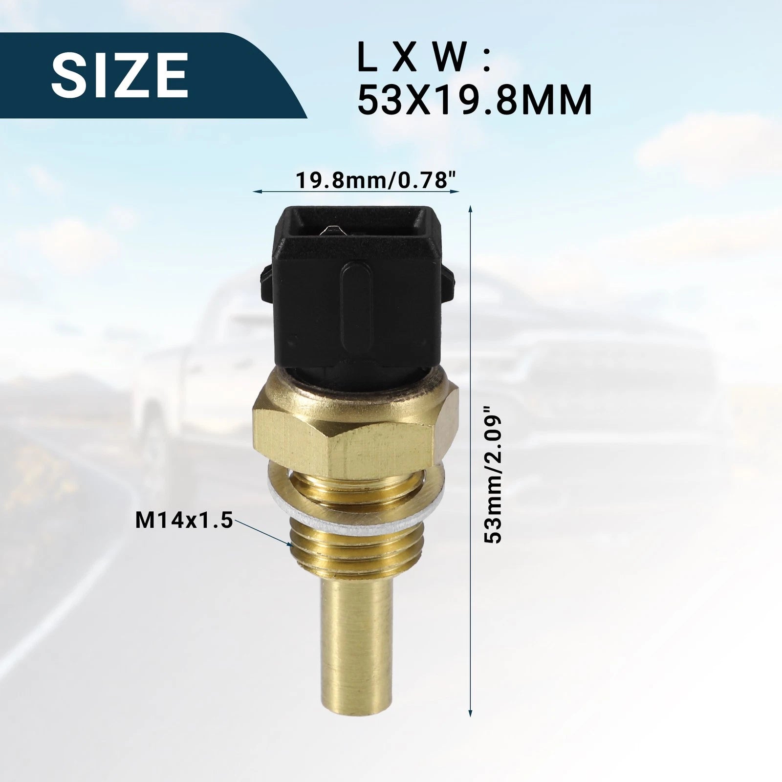 Coolant Temperature Sensor for BMW Z1 Water Temp OEM Replacement (2001–2002)