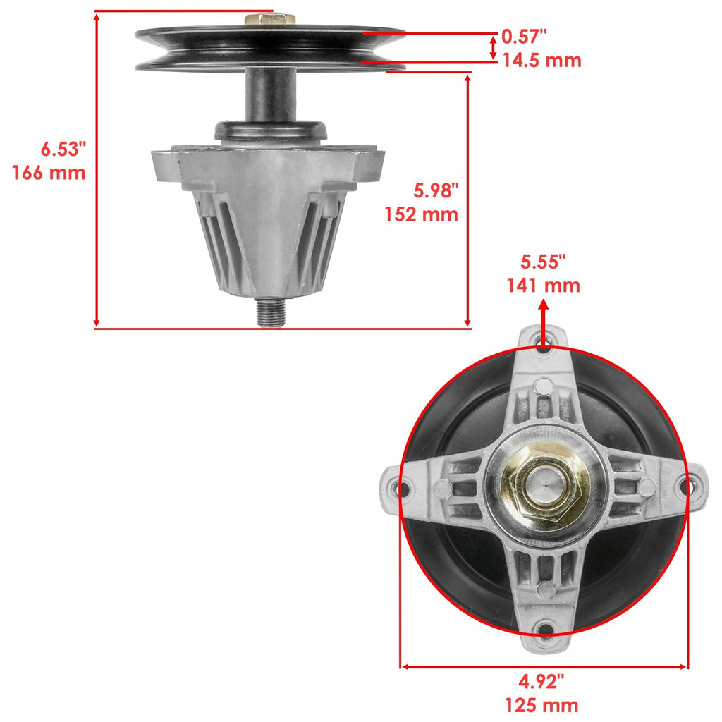 Spindle Assembly OEM Replacement for Cub Cadet MTD (2005–2010)