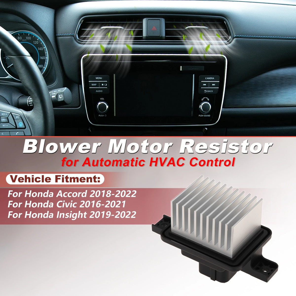 Blower Motor Resistor for Honda Accord (2018–2022) 79330TVAA01