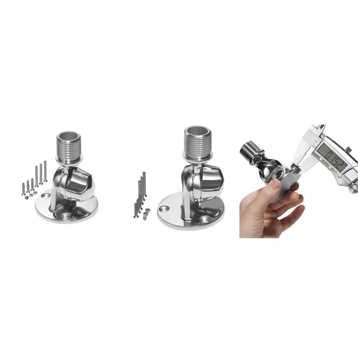 316 SS Adjustable Boat Base Mount Precision Cast Marine Grade Metal