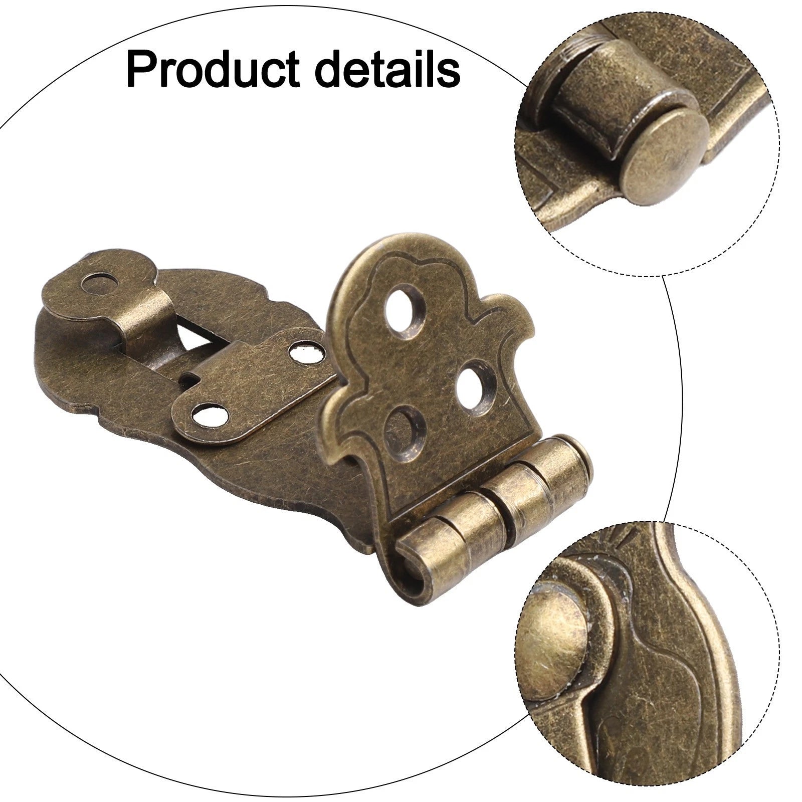 Lock Latch for Suitcase (Retro Style, Bronze Tone) 1 Pc