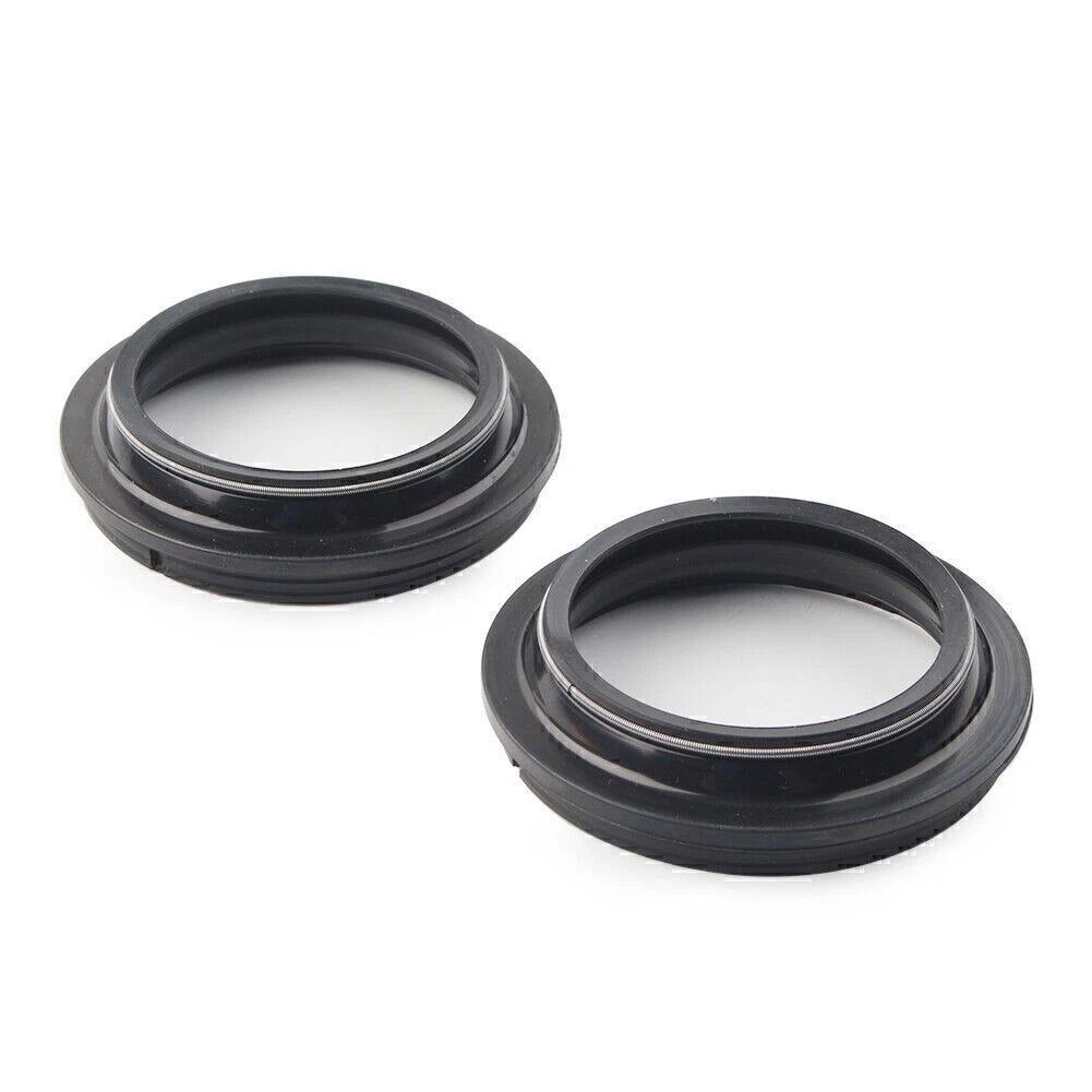 2X Front Fork Damper Shock Absorber Dust Seals for Motorcycle