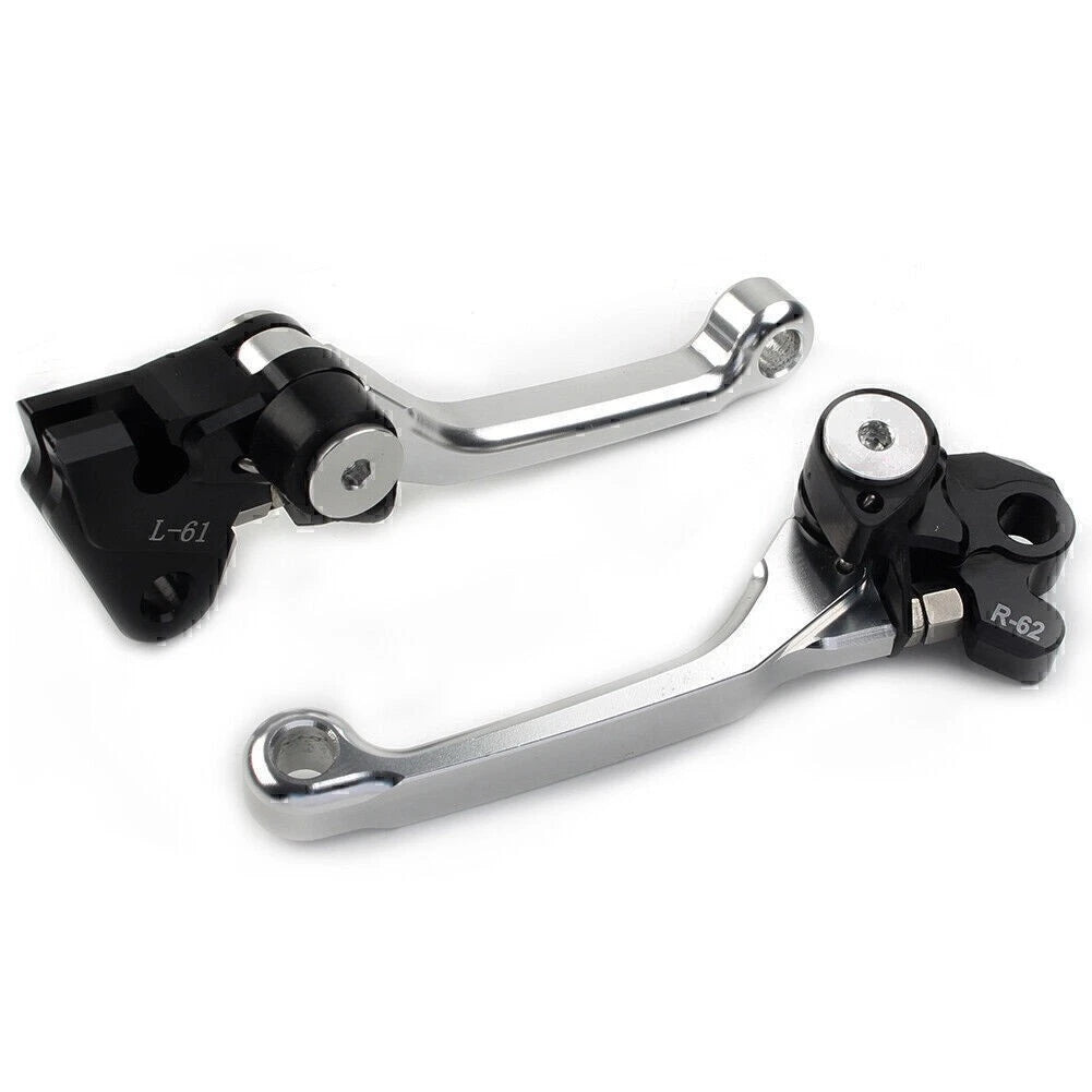 Brake Lever Clutch Lever Set for Kawasaki KX450F (2006–2012) Silver