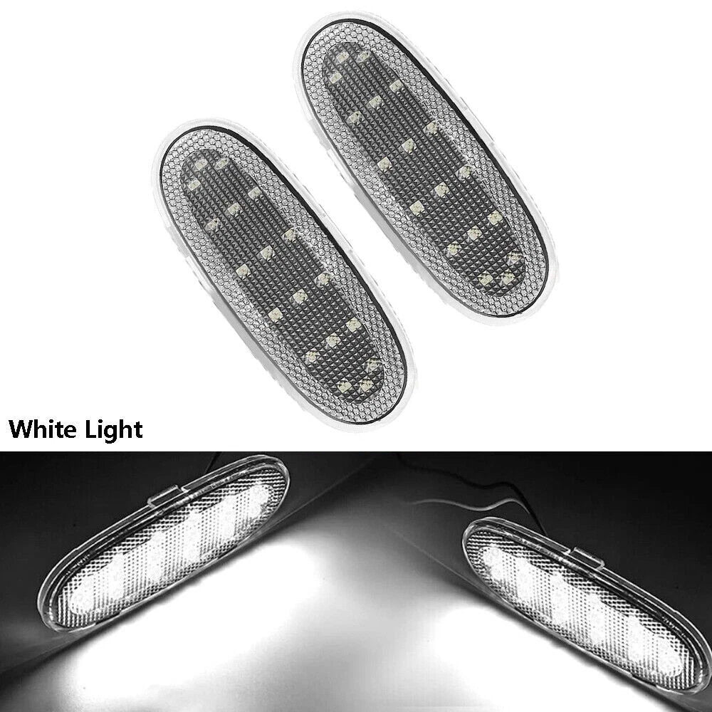 White LED Front Door Panel Reflector Light for Dodge Ram 1500 2500 4500 (2010–2023)