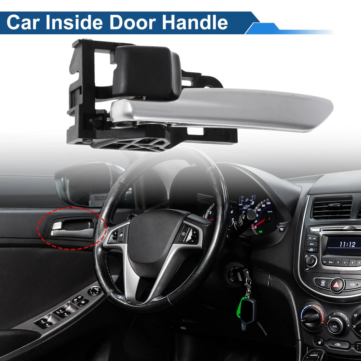 Front Passenger Side Interior Door Handle for Toyota RAV4 (2019–2022) No. 6920606170C
