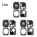 Set of 3 Carburetor Gasket Repair Kit for Stihl BR500 BR600 BR800 (N/A)