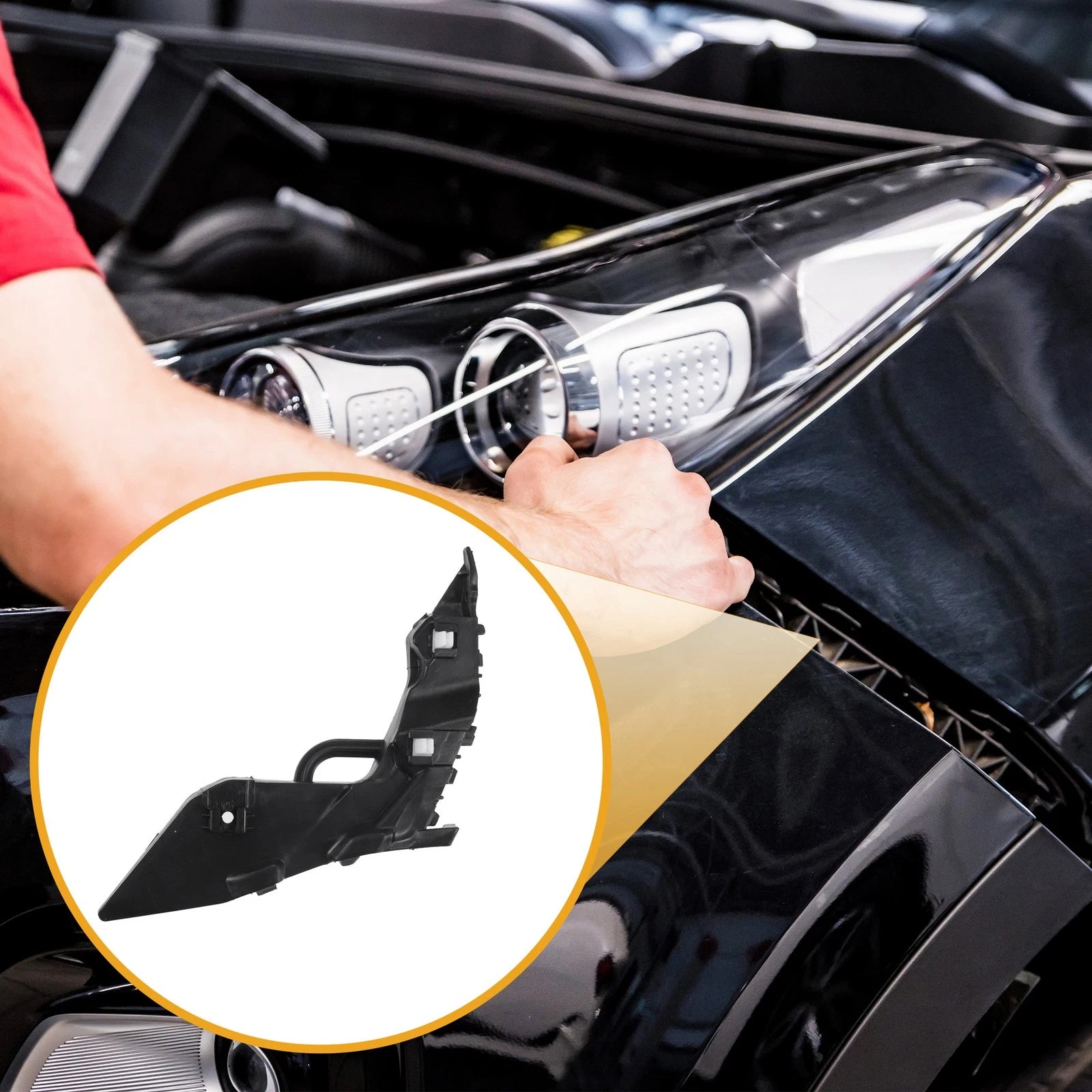 LH Side Front Bumper Support Bracket Replacement for Hyundai Elantra (2017–2018)