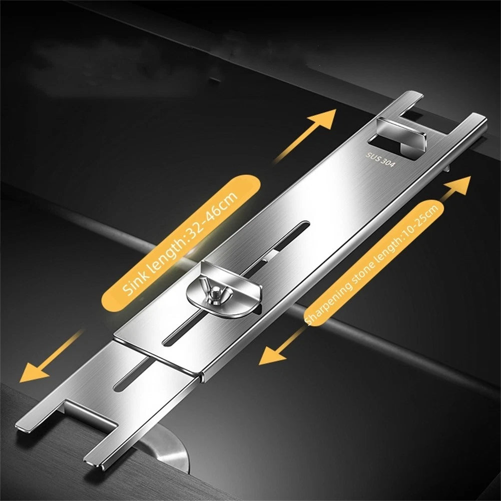 Adjustable Non-Slip Kitchen Holder for Sharpening Stone