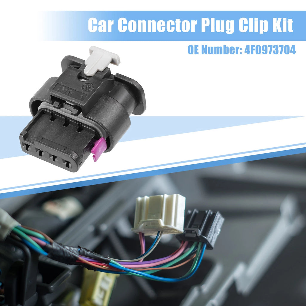 4 Way Map Sensor Connector Adapter Plug Kit for VW Audi (2000–2010)