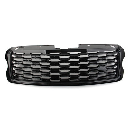 Front Center Radiator Upper Grille Glossy Black for Range Rover Vogue (2013–2017)