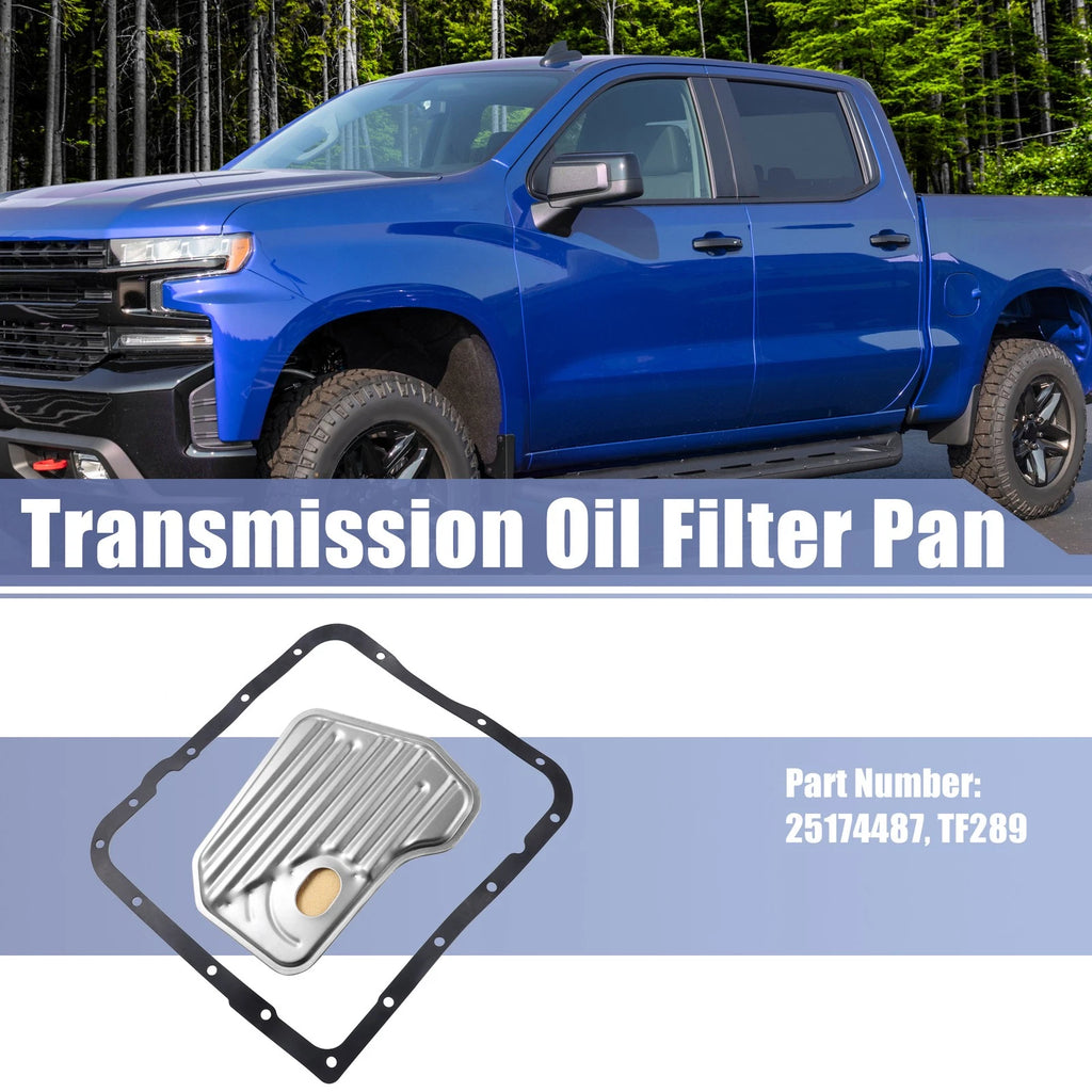 Transmission Filter Oil Pan Gasket Replacement Set for Chevrolet (1999–2013)