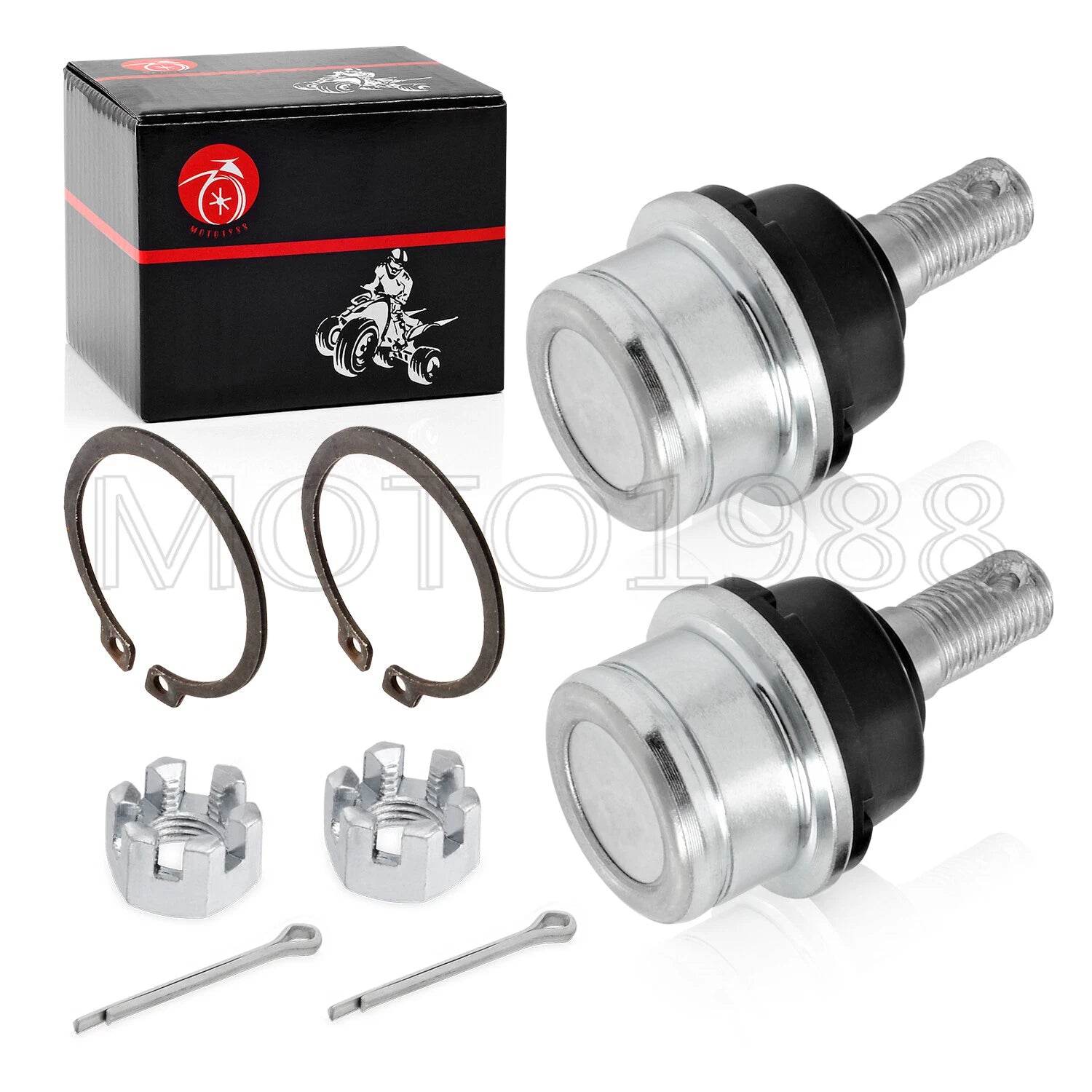 2X Front Upper Lower Ball Joint Kit for Yamaha Big Bear 400 Kodiak 450 (1999–2006)