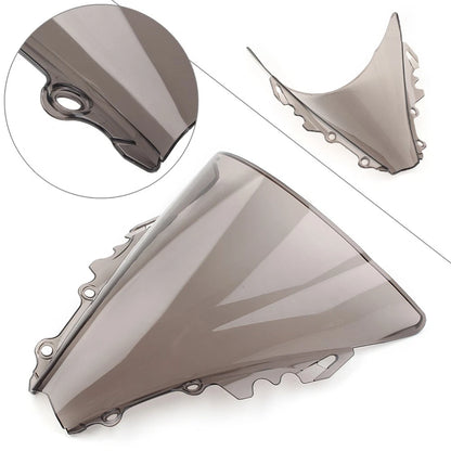 Double Bubble Windscreen for Yamaha YZF R6 (2006–2007) ABS Brown