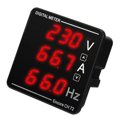 LED Digital Three Screen Meter Tester for Voltage Current Frequency Measurement