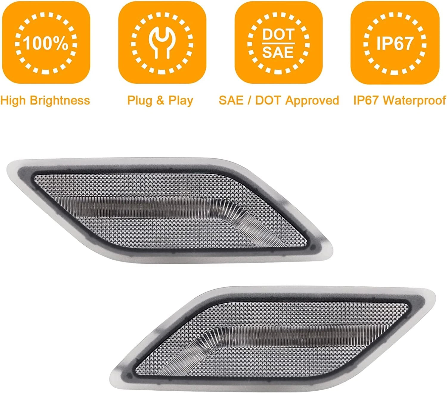 LED Side Marker Light for Benz W212 E350 E550 (2010–2013)