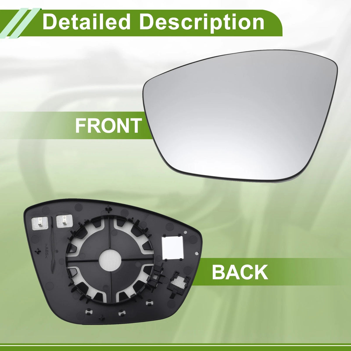 Driver Side Mirror Glass for Vauxhall Mokka (2012–2016) 9835016080