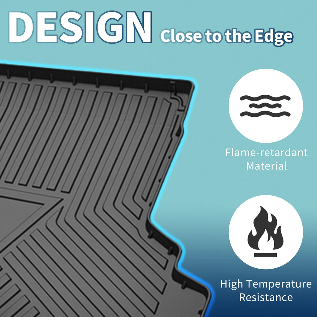 Flat Face Cargo Liner Rear Trunk Mat for Subaru Forester (2019–2024) TPE