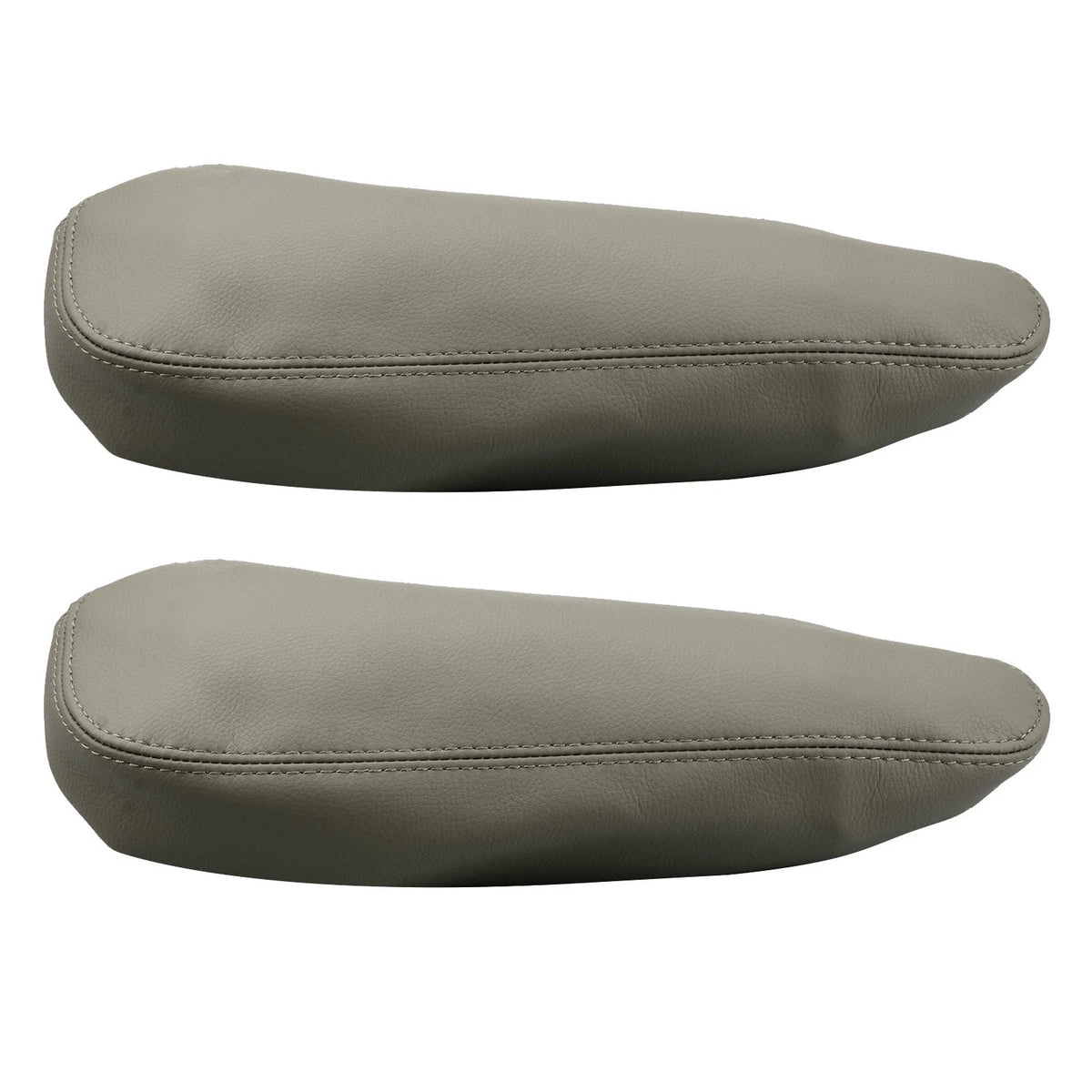 2Pcs Leather Seat Armrest Cover for Lexus GX470 (2003–2009) Ivory Beige