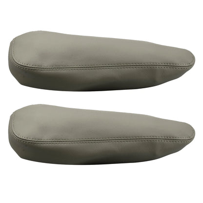 2Pcs Leather Seat Armrest Cover for Lexus GX470 (2003–2009) Ivory Beige