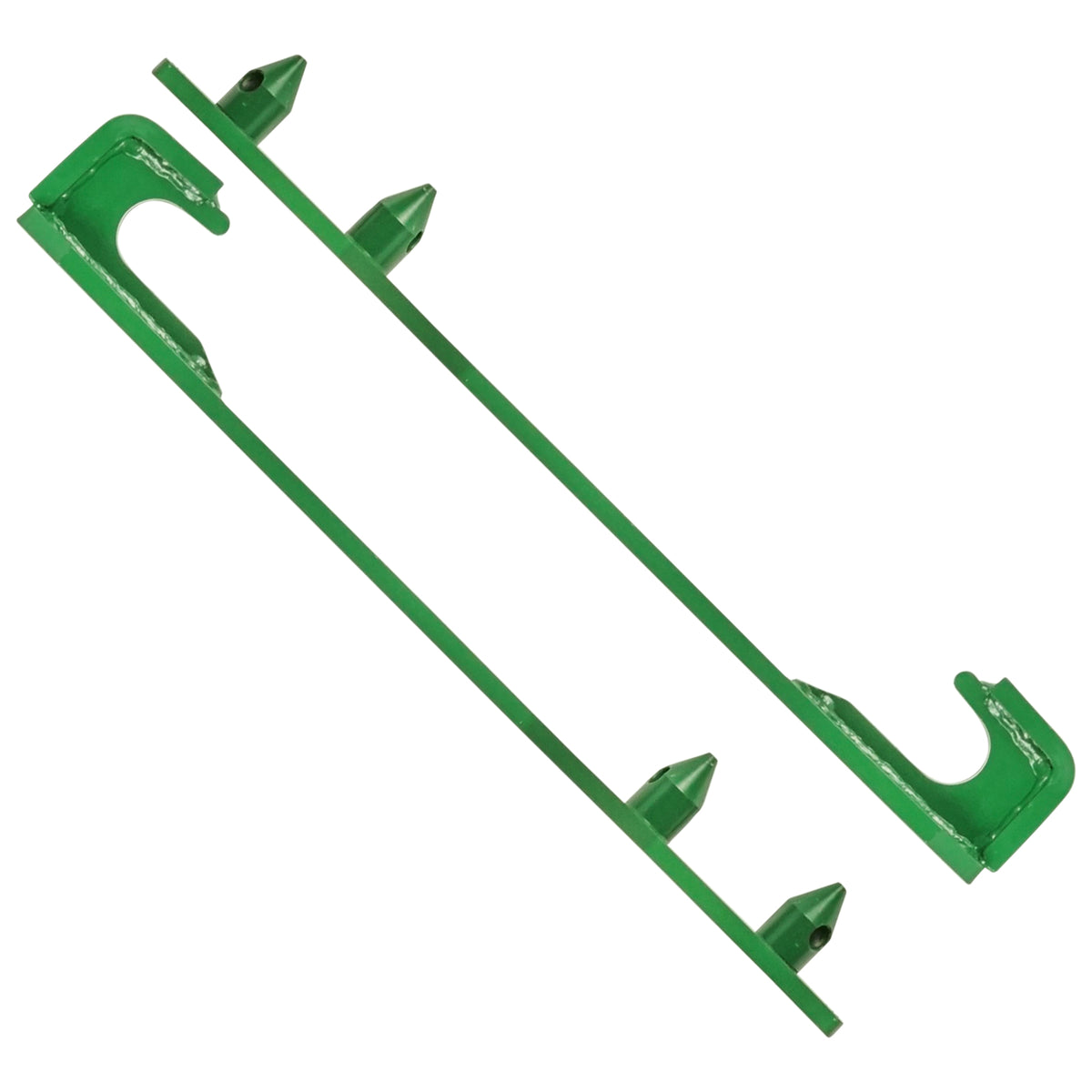Caltric Heavy Duty Quick Tach Weld On Mounting Brackets for John Deere (1990–1990)
