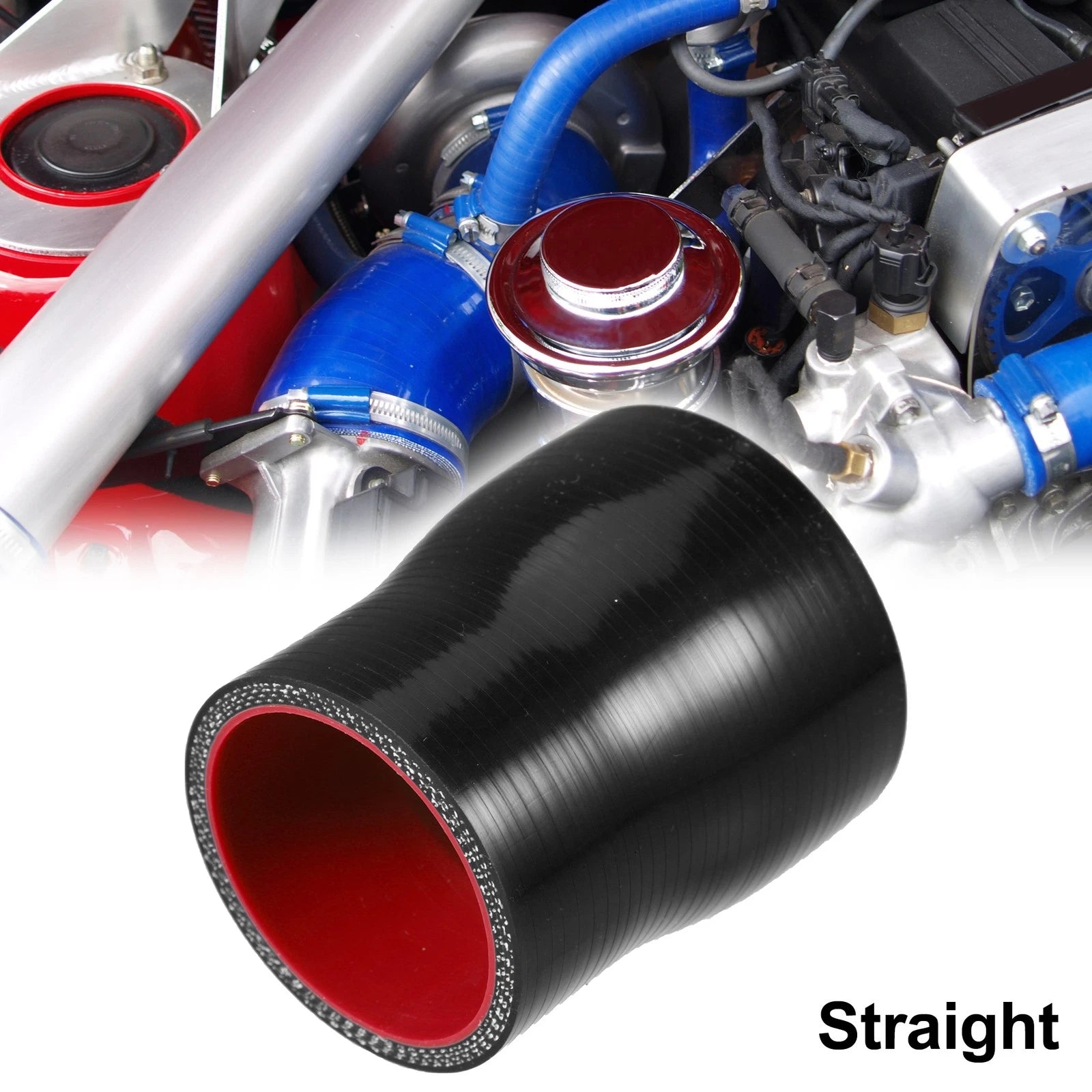 2" to 2.4" ID Silicone Hose Coupler for Intercooler (Universal)