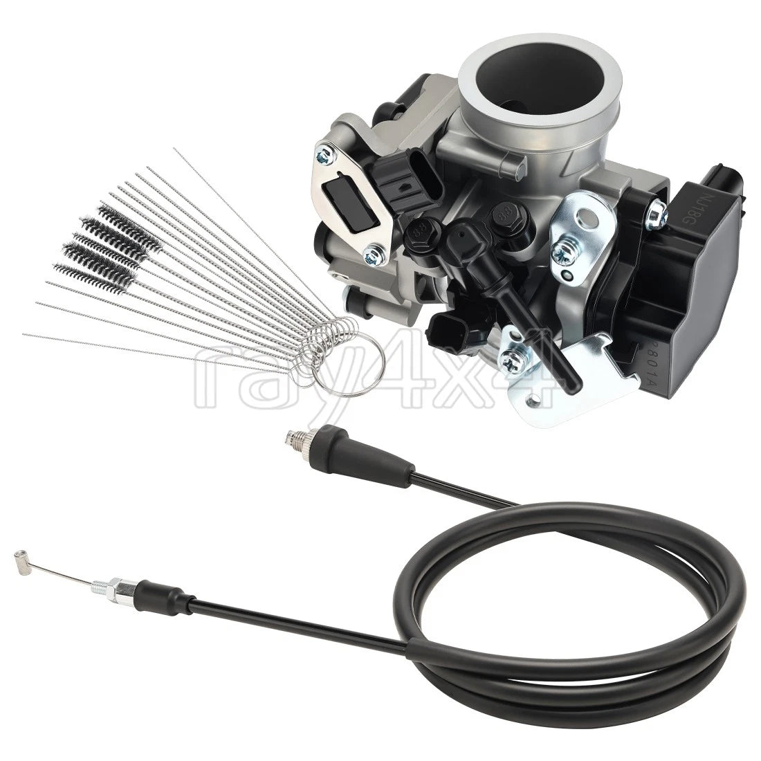 Throttle Body Assembly for Honda Rancher 420 TRX420 (2014–2019) w/ Cable