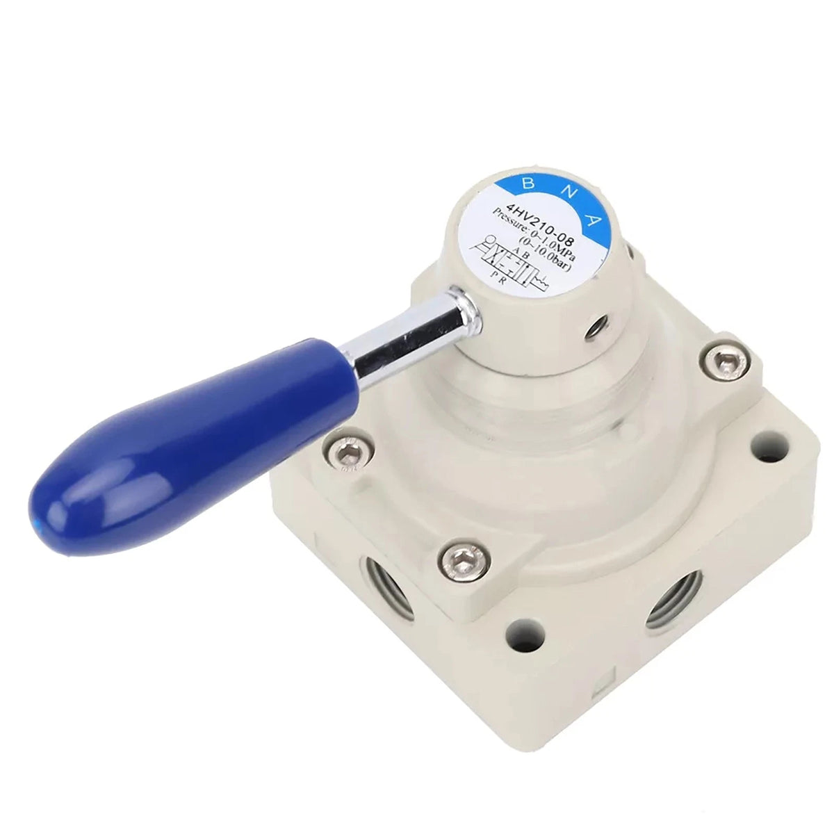 4-Way Air Valve for Pneumatic Systems (1/4in NPT)