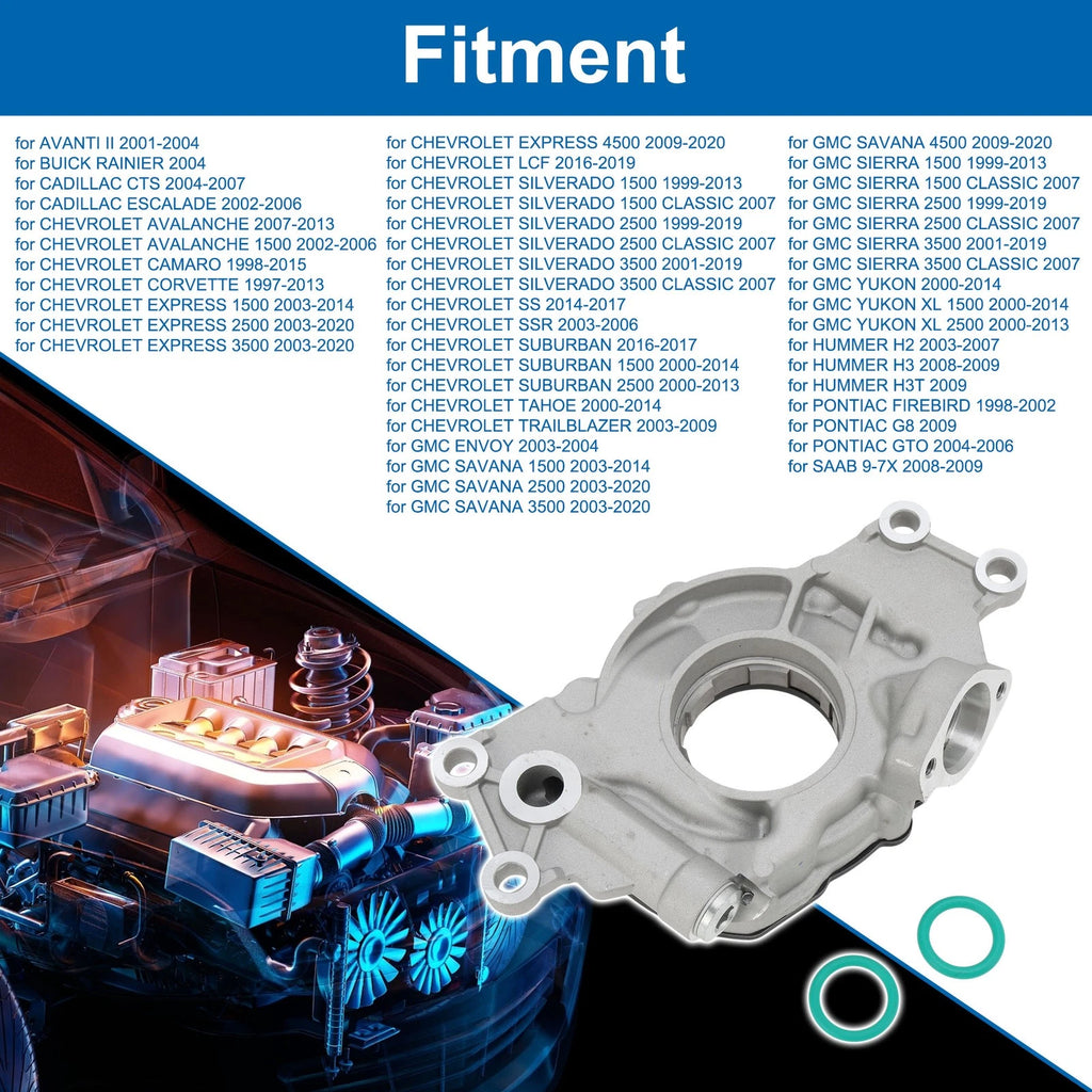 Engine Oil Pump Replacement for Avanti II (2001–2004) 55 PSI