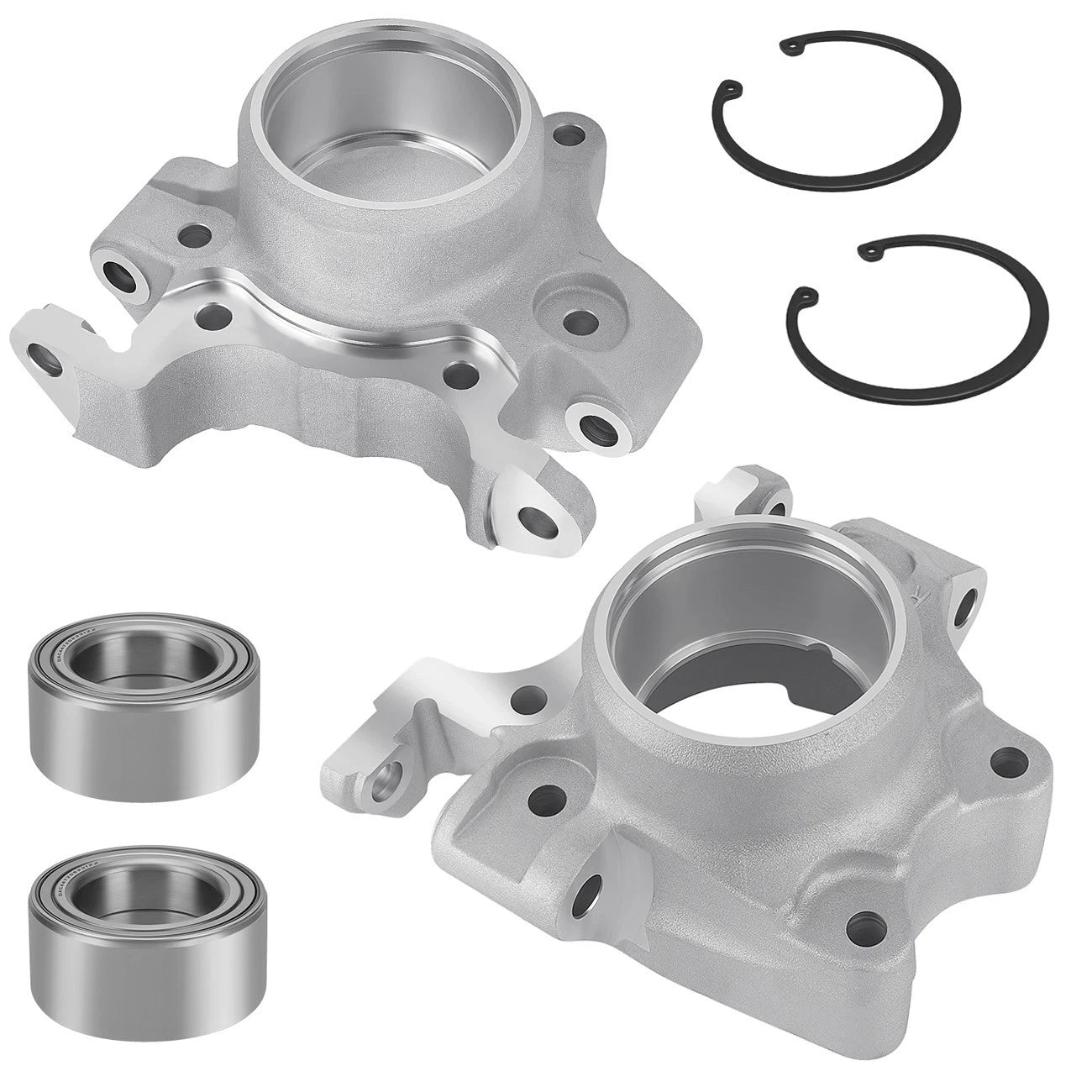 Set of 2 Wheel Bearing Carrier & Bearings for Polaris RZR XP Turbo (2017–2021)
