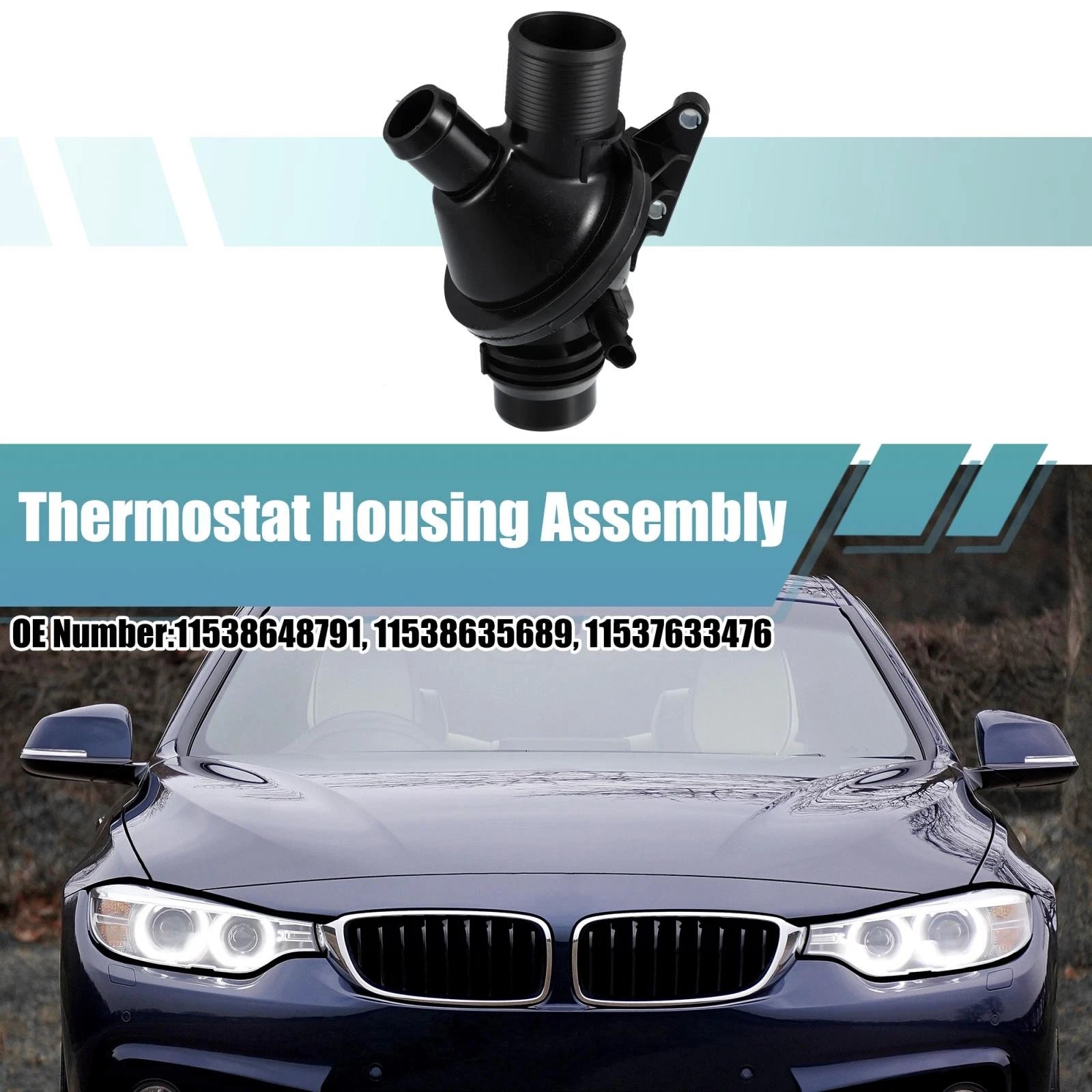 Engine Coolant Thermostat Housing Assembly for BMW X1 (2012–2017)