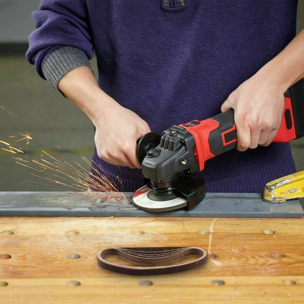 Sanding Belt Kit for Assorted Grits (10x330mm, Pack of 30)