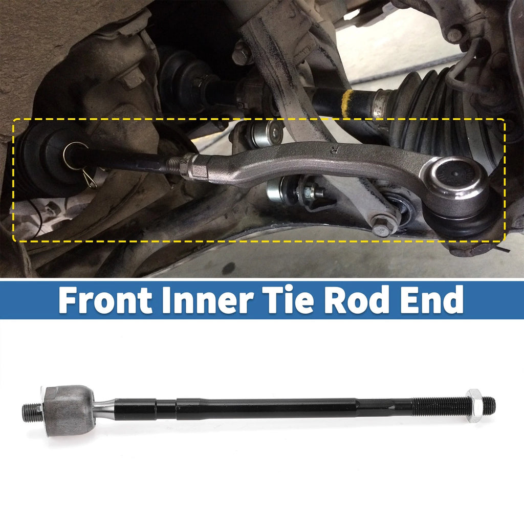 2 Pcs Front Inner Tie Rod End Links Replacement for Toyota RAV4 Corolla (2005–2018)