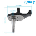 LABLT 2X 2-1/2" Drop Spindles Ball Joint Drum Brakes for VW Bug (1966–1977)