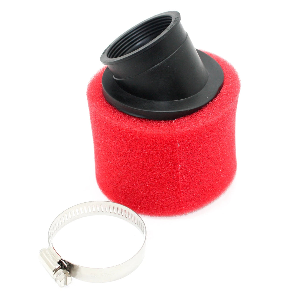 48mm Bent Angled Foam Air Filter Pod for PIT PRO Trail Quad